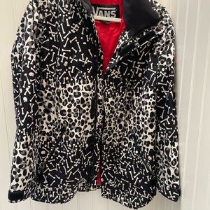 Vans skull leopard medium weight ski/snowboard jacket